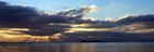 December sunset over Cara, from the Gigha ferry